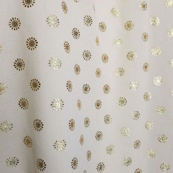 Michael Kors Metallic Gold Sleeveless Chain Top Medium - Picture 10 of 15